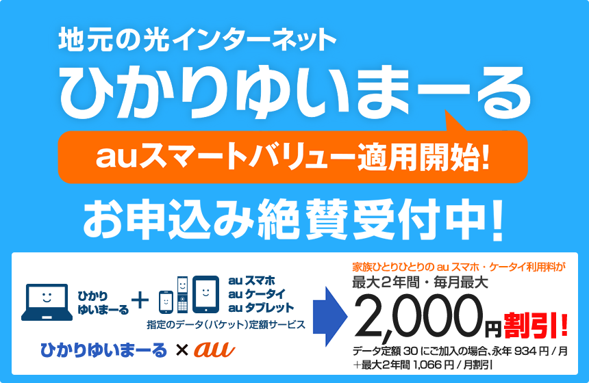 地元の光インターネット ひかりゆいまーる
